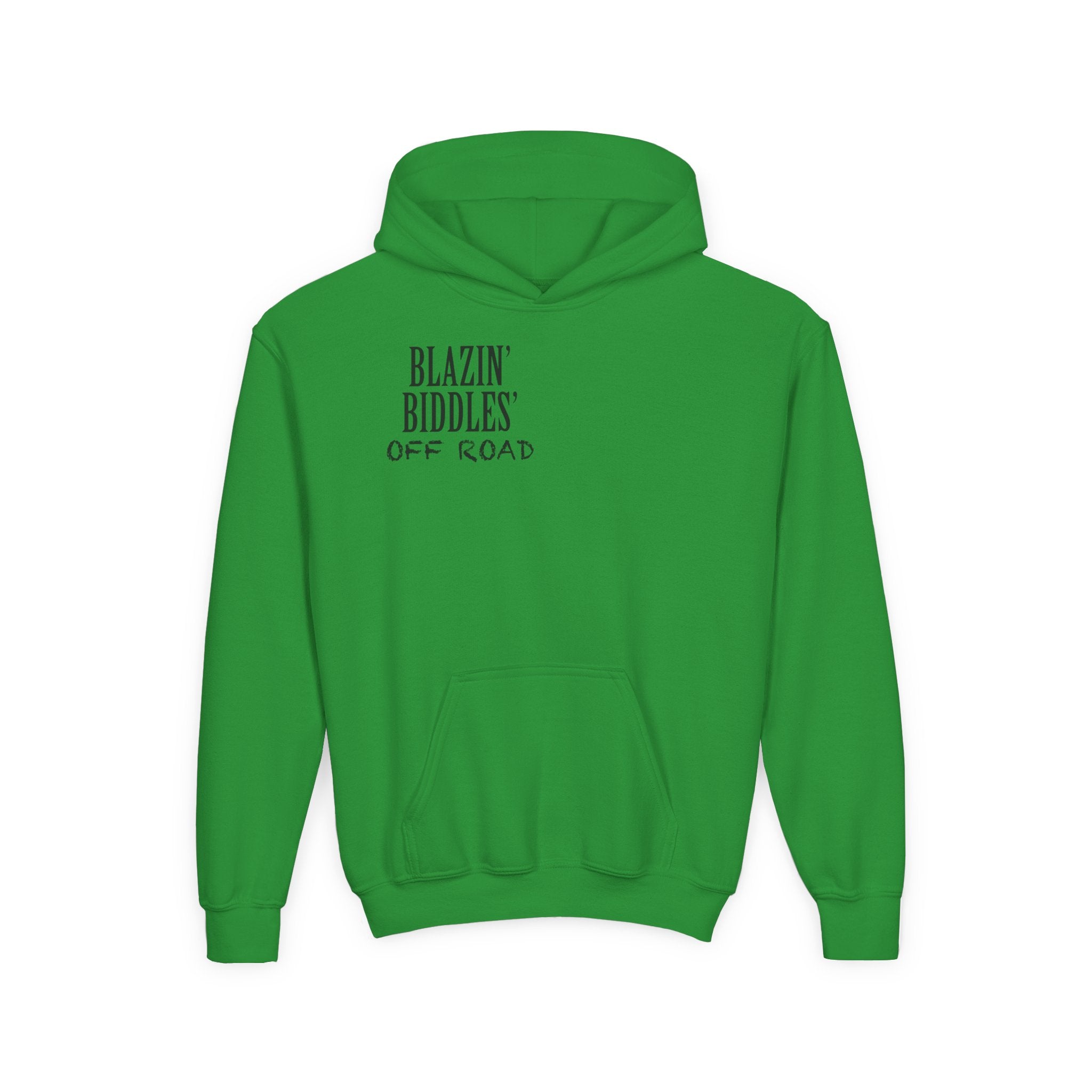 Blazin’ Biddles Off-Road Youth Hoodie – Adventure Ready Squarebody Apparel