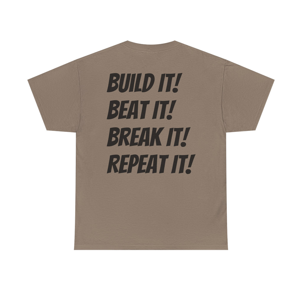 Blazin’ Biddles" Off-Road “Build, Beat, Break, Repeat” Unisex Heavy Cotton T-Shirt