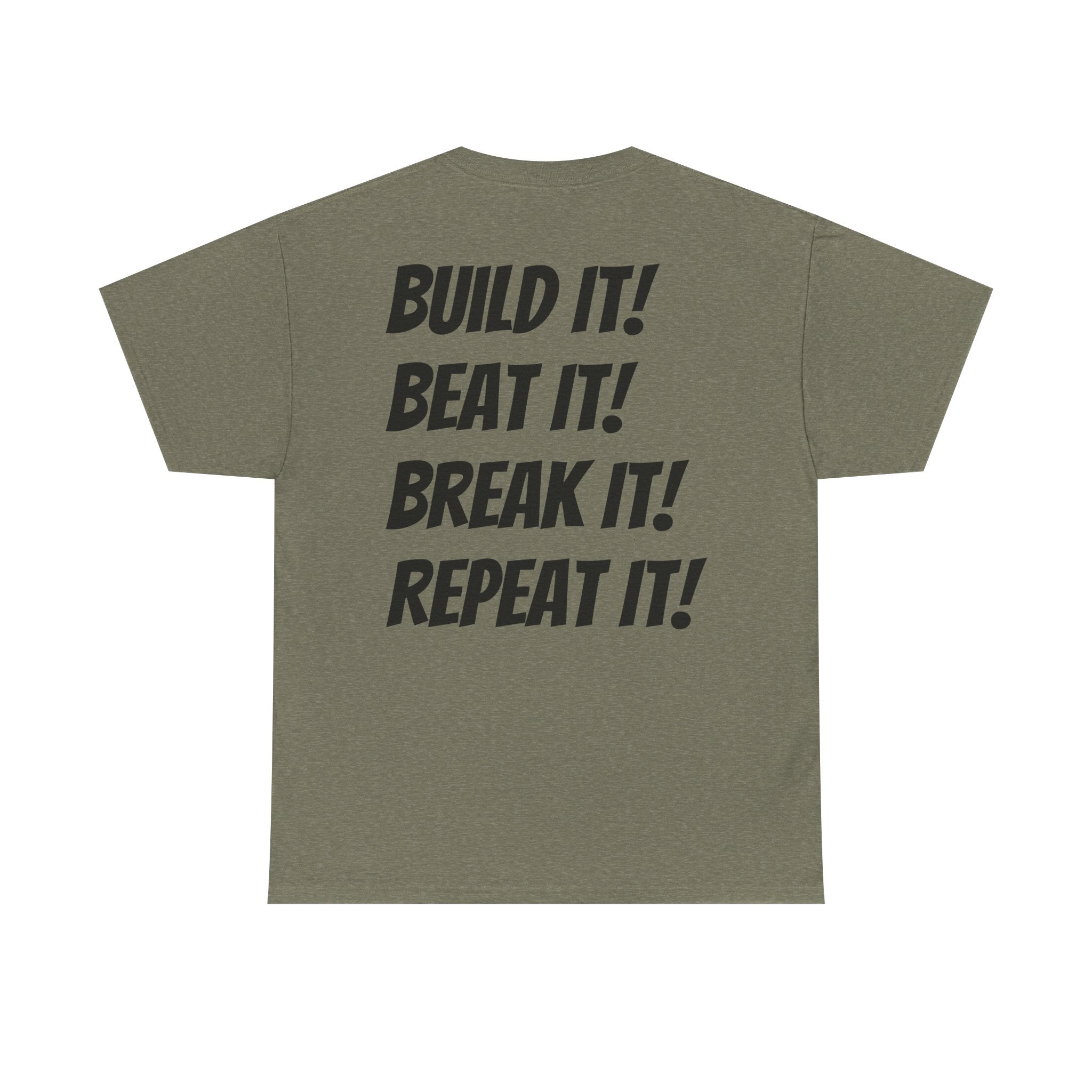 Blazin’ Biddles" Off-Road “Build, Beat, Break, Repeat” Unisex Heavy Cotton T-Shirt