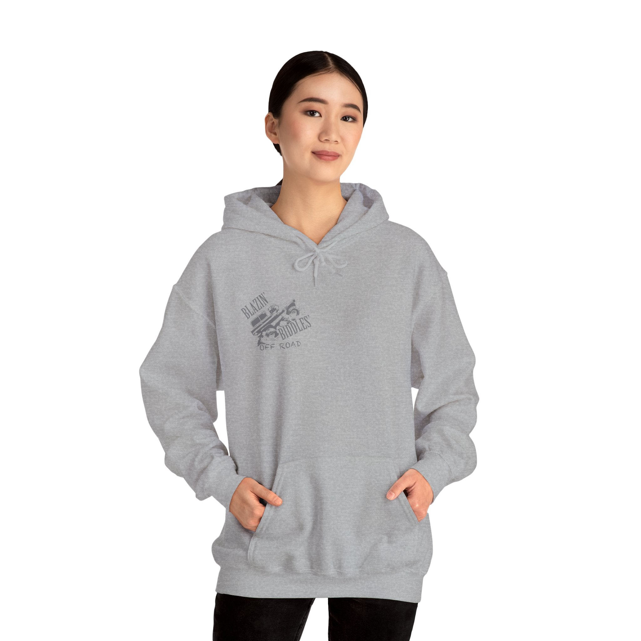 Blazin' Biddles Off-Road Logo Hoodie (Dark Colors)