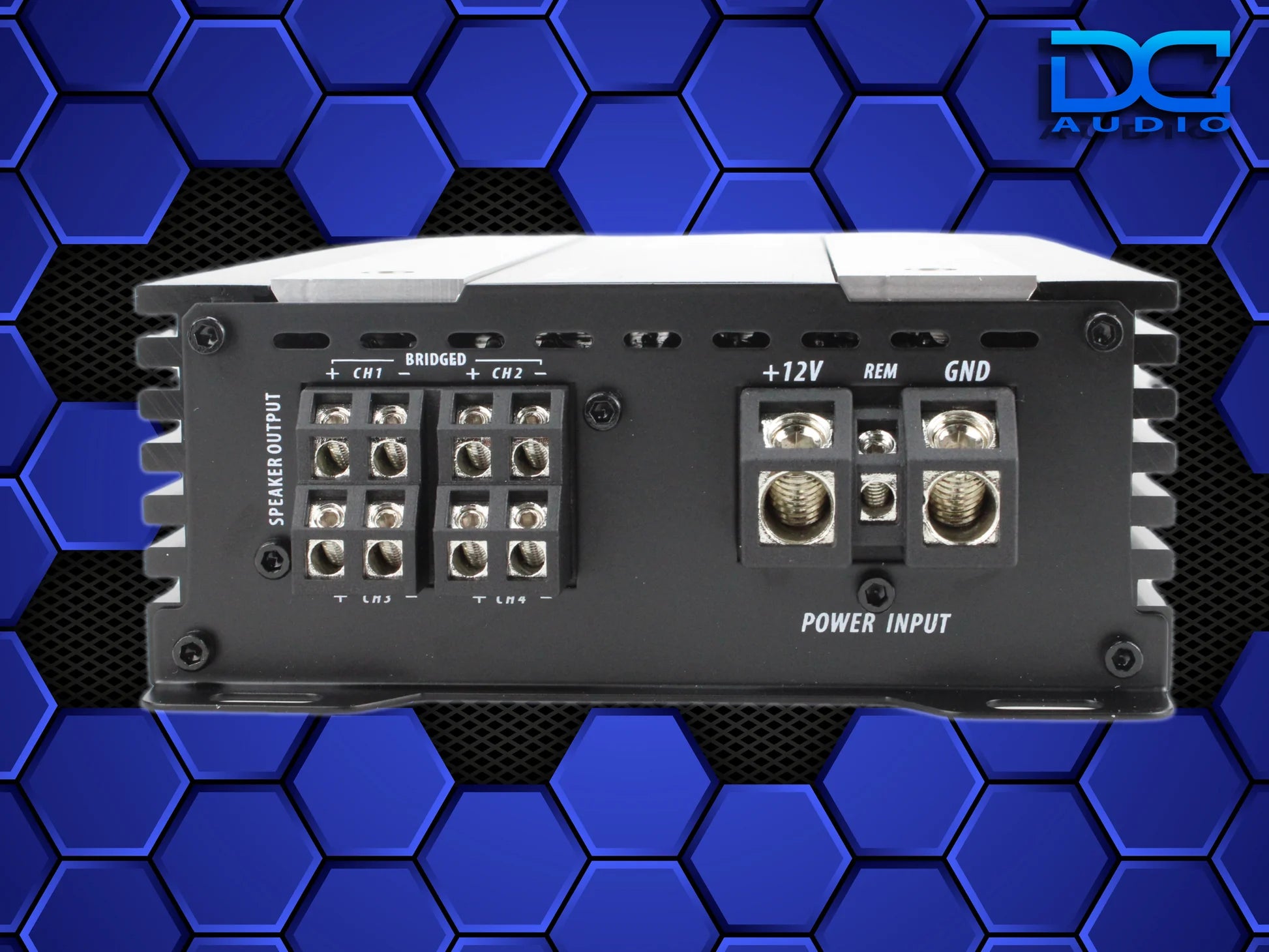 DC Audio PS-1200x4 Mini Full Range 4 Channel Class D Amplifier – 1,200W RMS