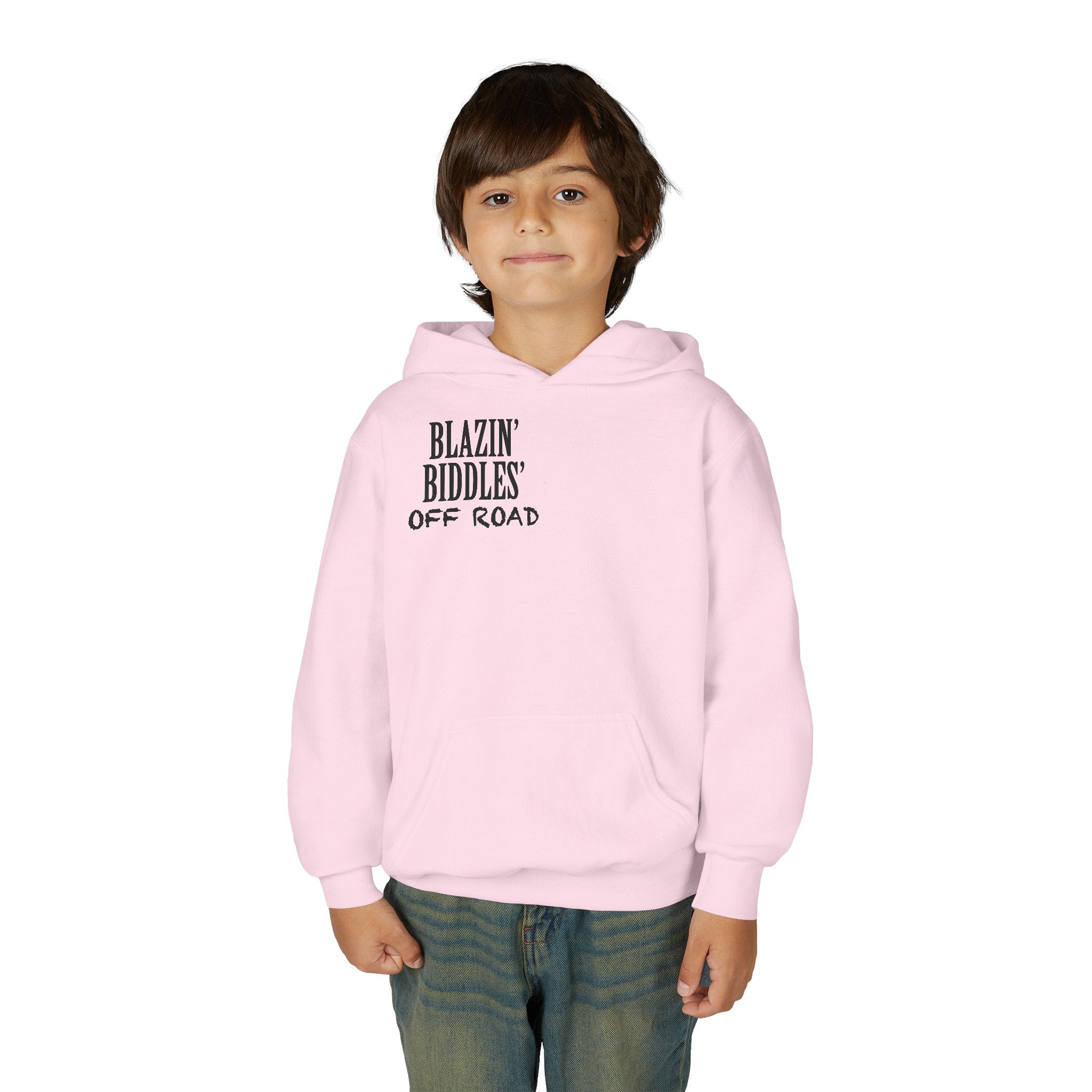 Blazin’ Biddles Off-Road Youth Hoodie – Adventure Ready Squarebody Apparel