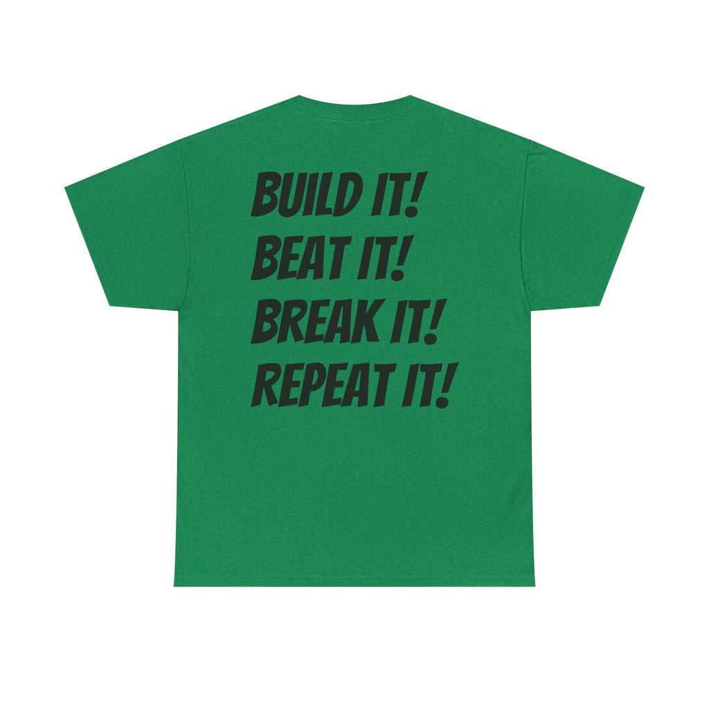 Blazin’ Biddles" Off-Road “Build, Beat, Break, Repeat” Unisex Heavy Cotton T-Shirt