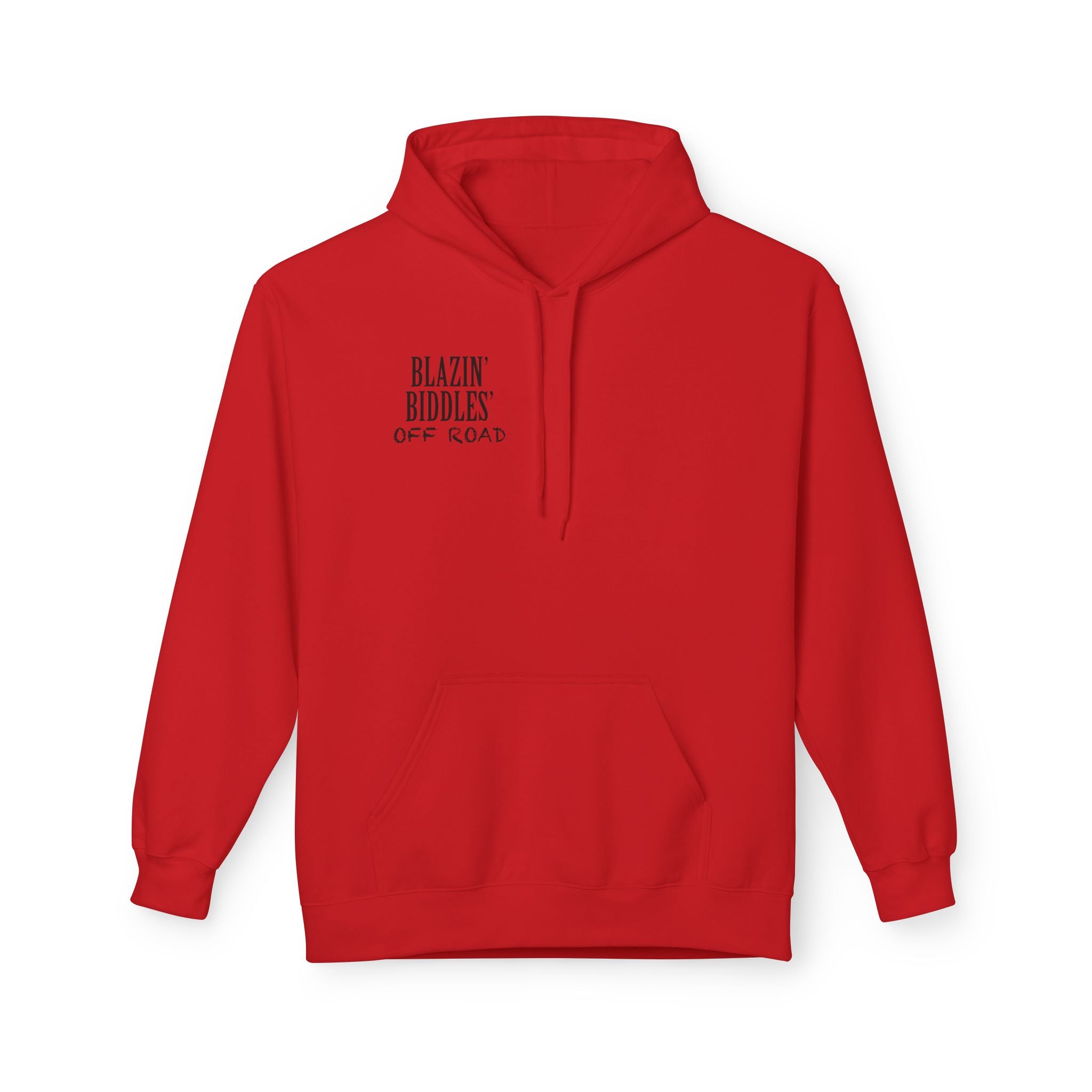 Blazin’ Biddles Off-Road Adventure Fleece Hoodie – Unisex Trail-Ready Warmth