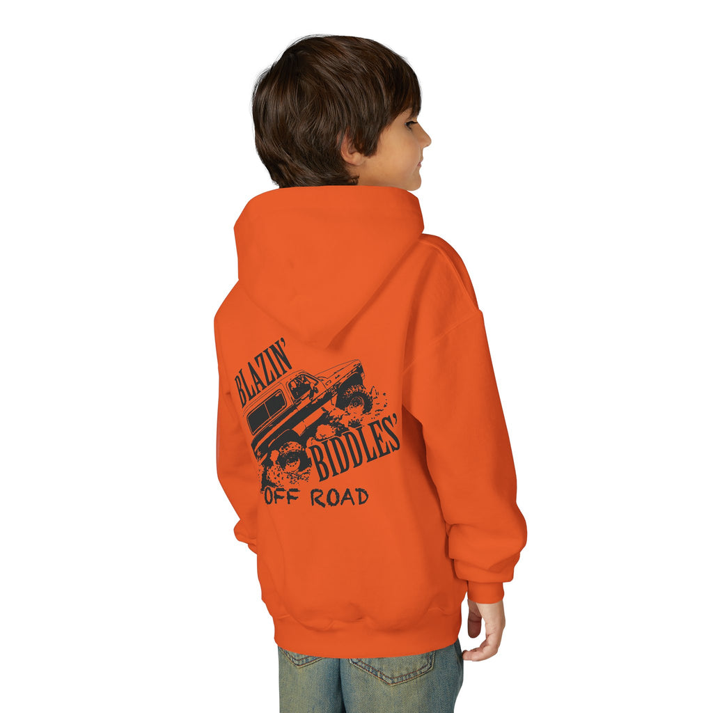 Blazin’ Biddles Off-Road Youth Hoodie – Adventure Ready Squarebody Apparel