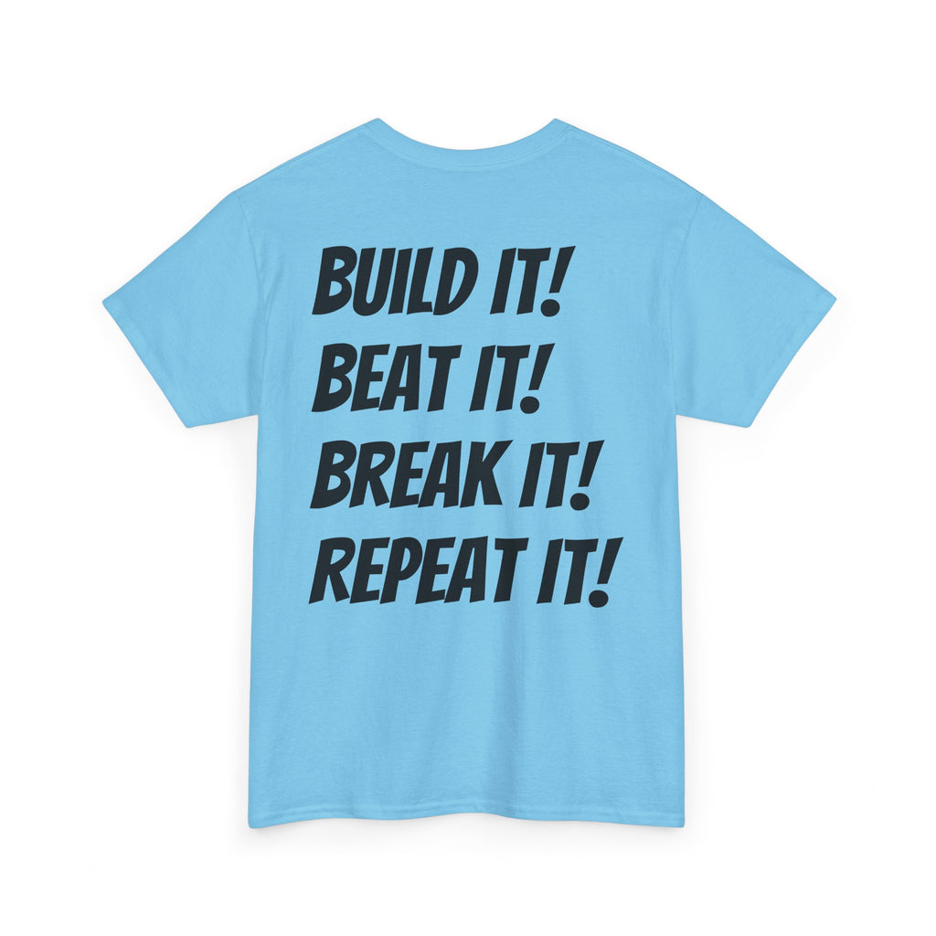Blazin’ Biddles" Off-Road “Build, Beat, Break, Repeat” Unisex Heavy Cotton T-Shirt