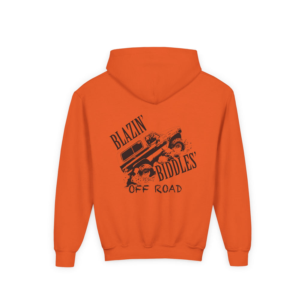 Blazin’ Biddles Off-Road Youth Hoodie – Adventure Ready Squarebody Apparel