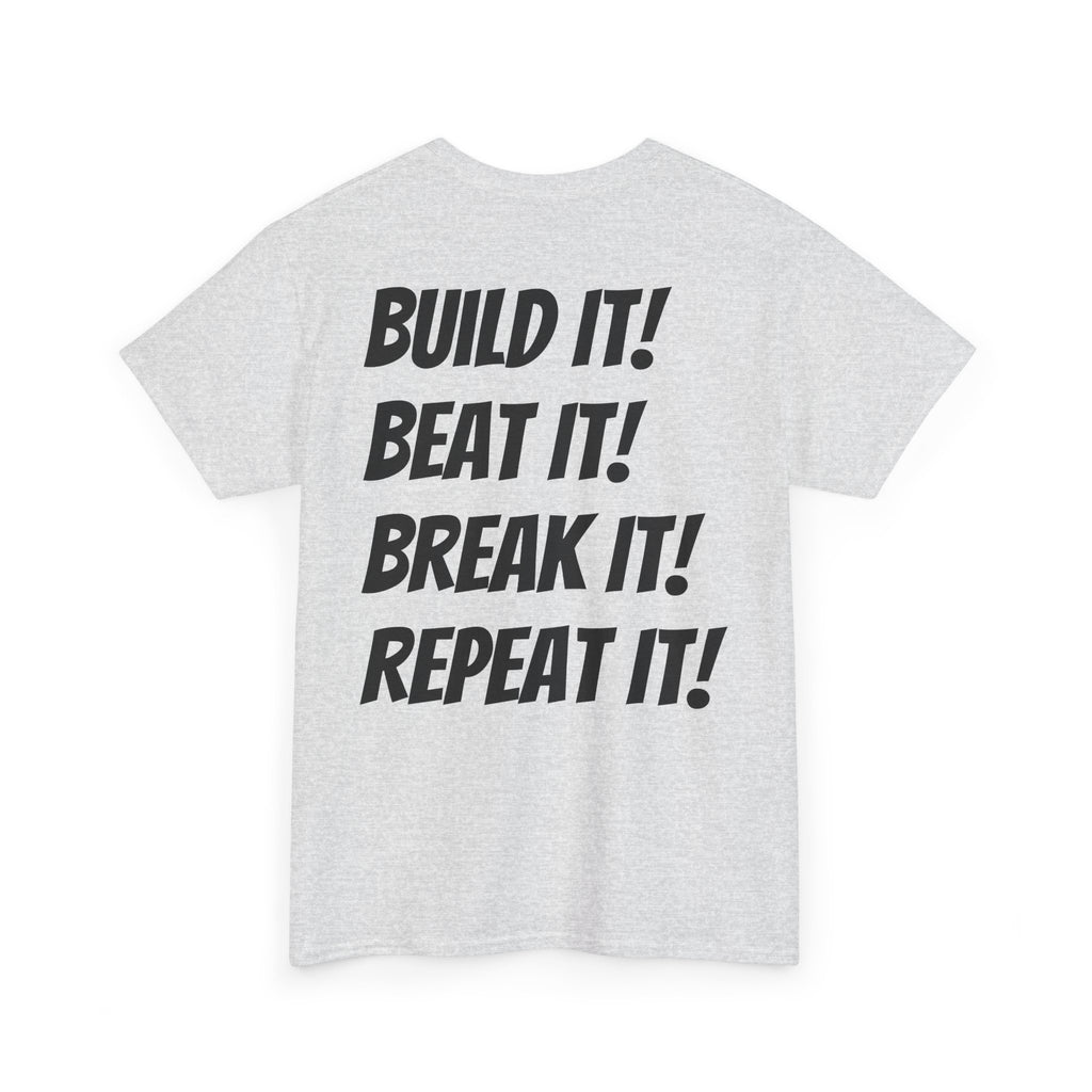 Blazin’ Biddles" Off-Road “Build, Beat, Break, Repeat” Unisex Heavy Cotton T-Shirt