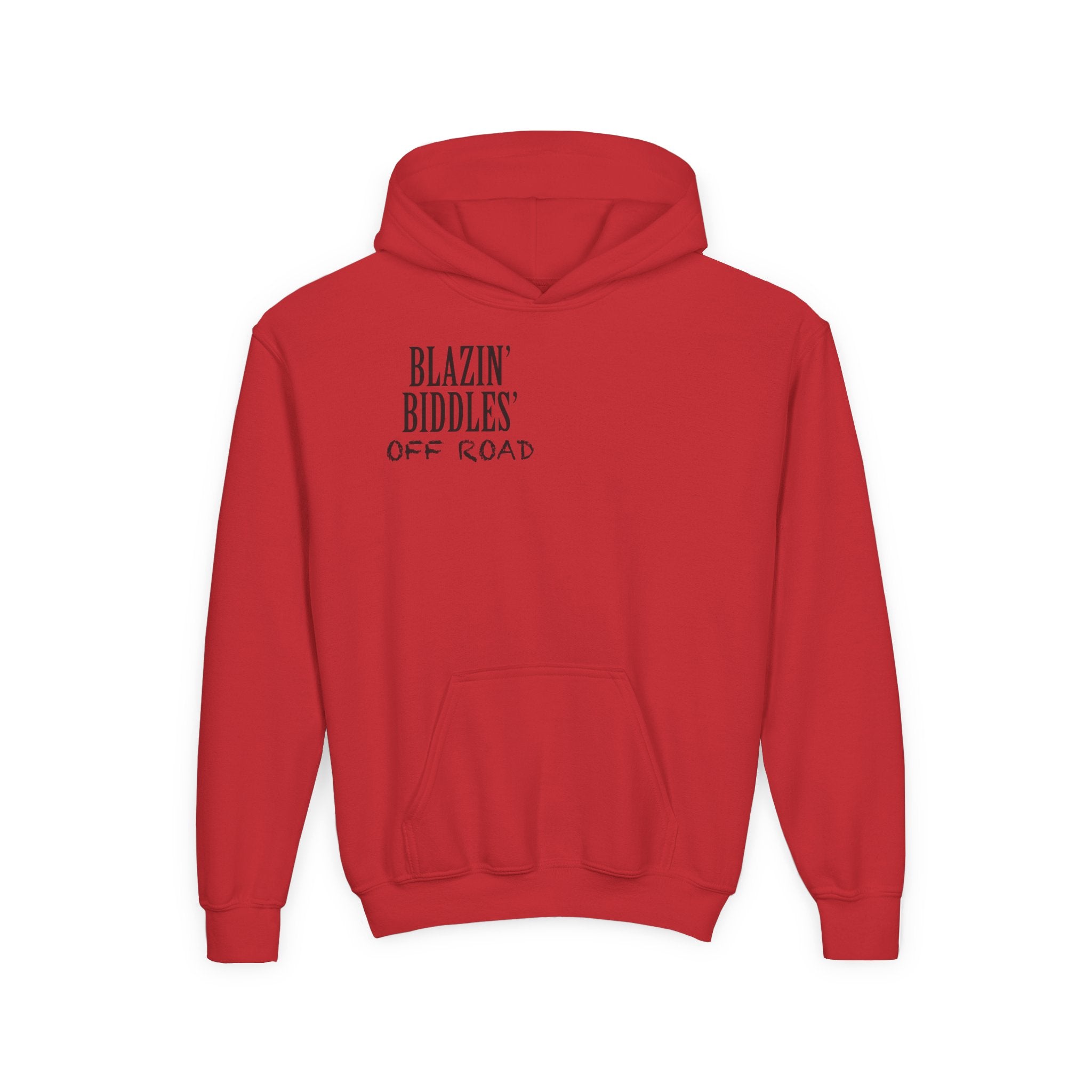 Blazin’ Biddles Off-Road Youth Hoodie – Adventure Ready Squarebody Apparel