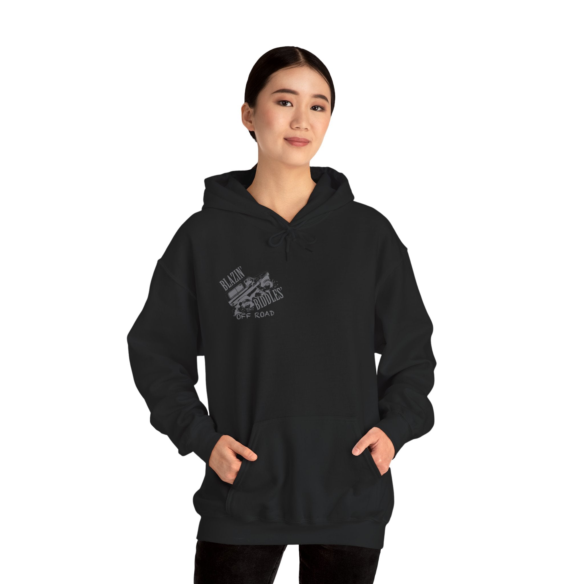 Blazin' Biddles Off-Road Logo Hoodie (Dark Colors)