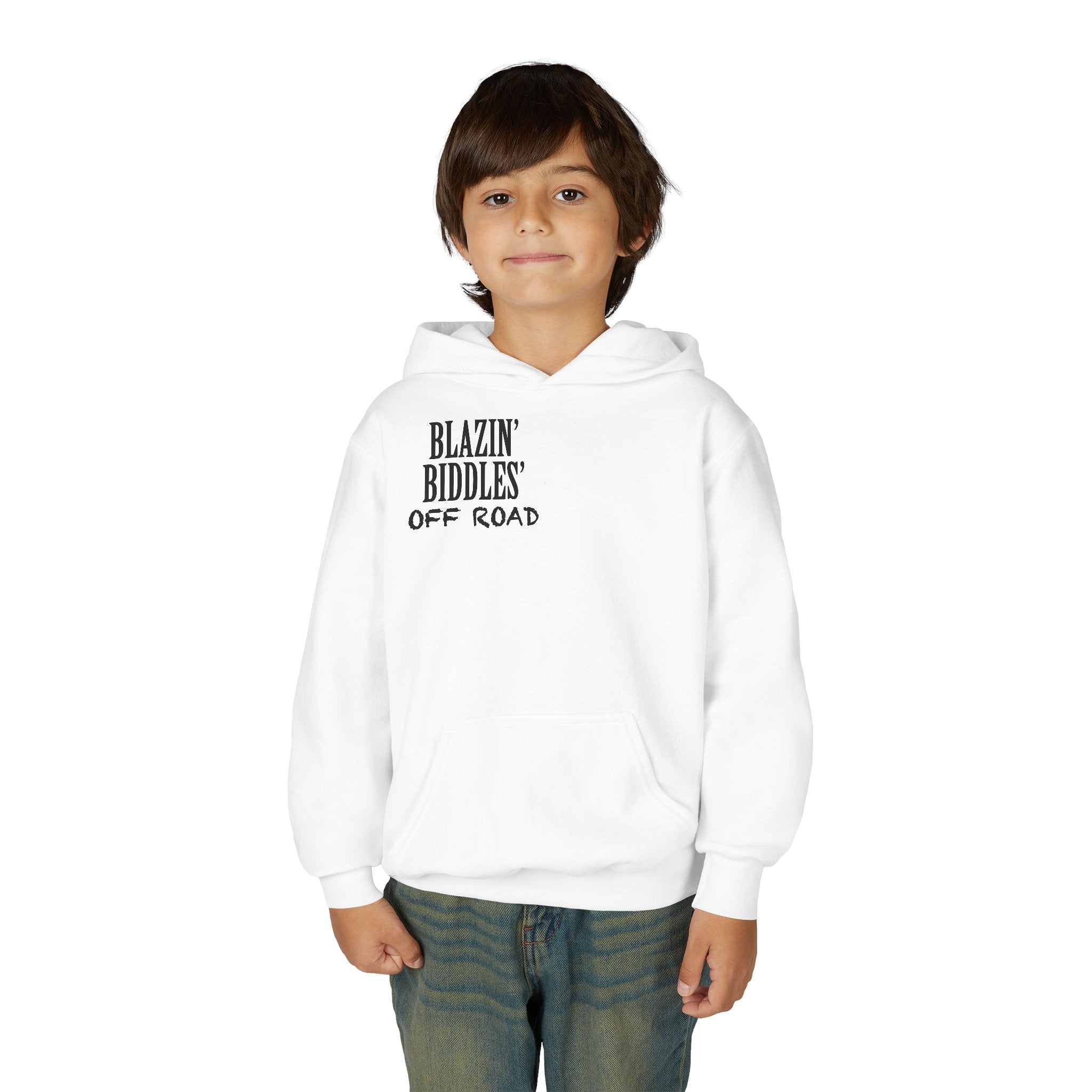 Blazin’ Biddles Off-Road Youth Hoodie – Adventure Ready Squarebody Apparel