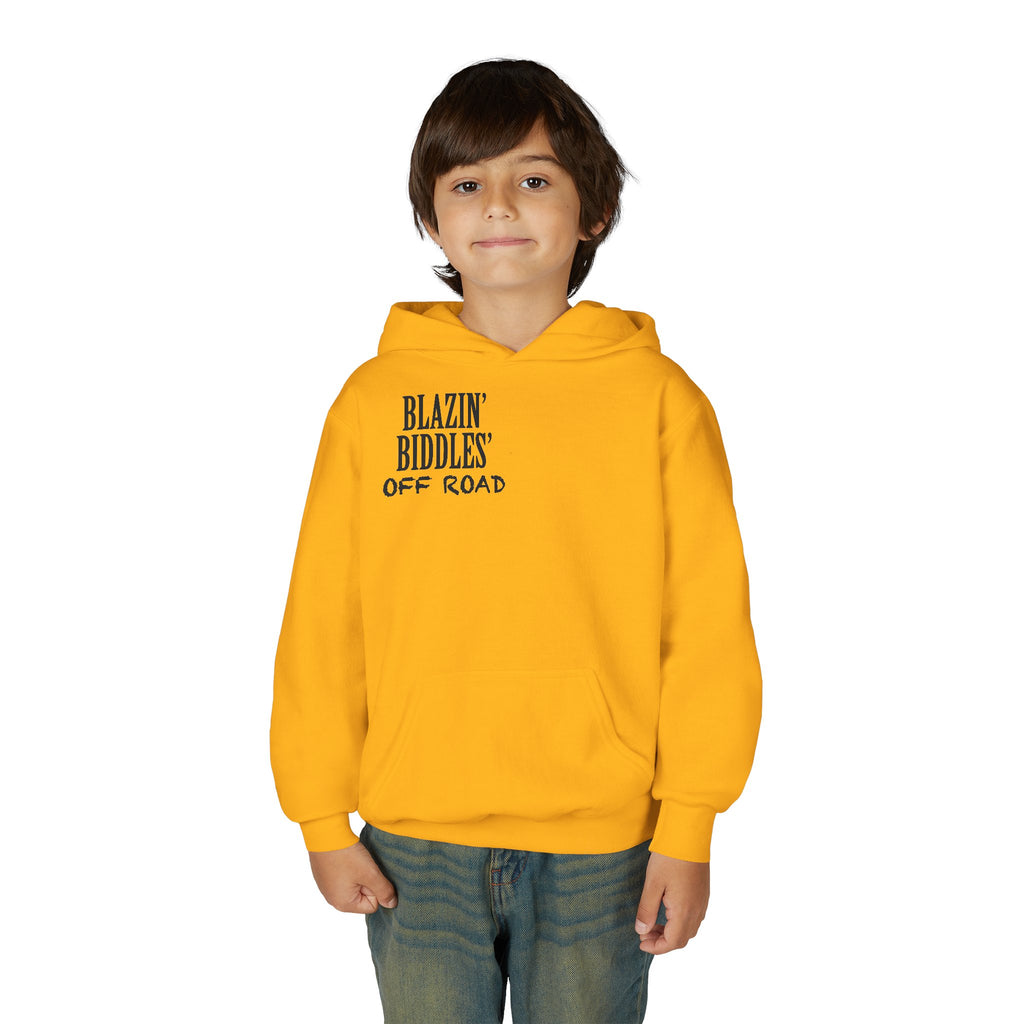 Blazin’ Biddles Off-Road Youth Hoodie – Adventure Ready Squarebody Apparel