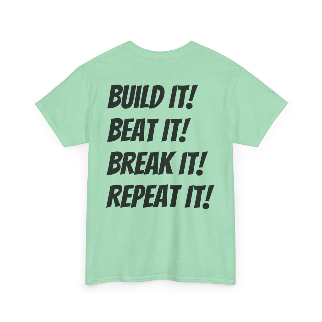 Blazin’ Biddles" Off-Road “Build, Beat, Break, Repeat” Unisex Heavy Cotton T-Shirt