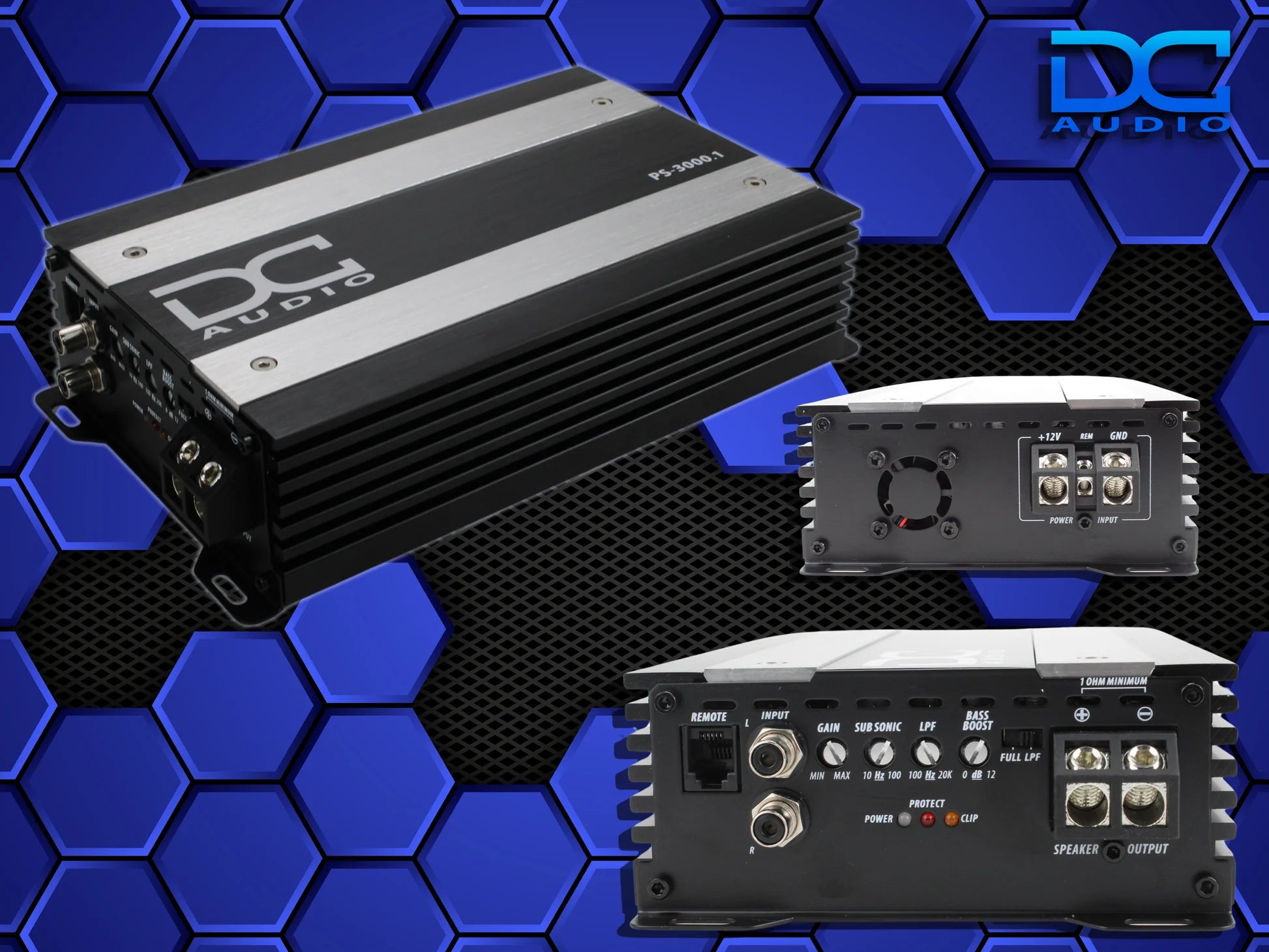 DC Audio PS3000x1 – Mini Full Range 3,000W Monoblock Amplifier