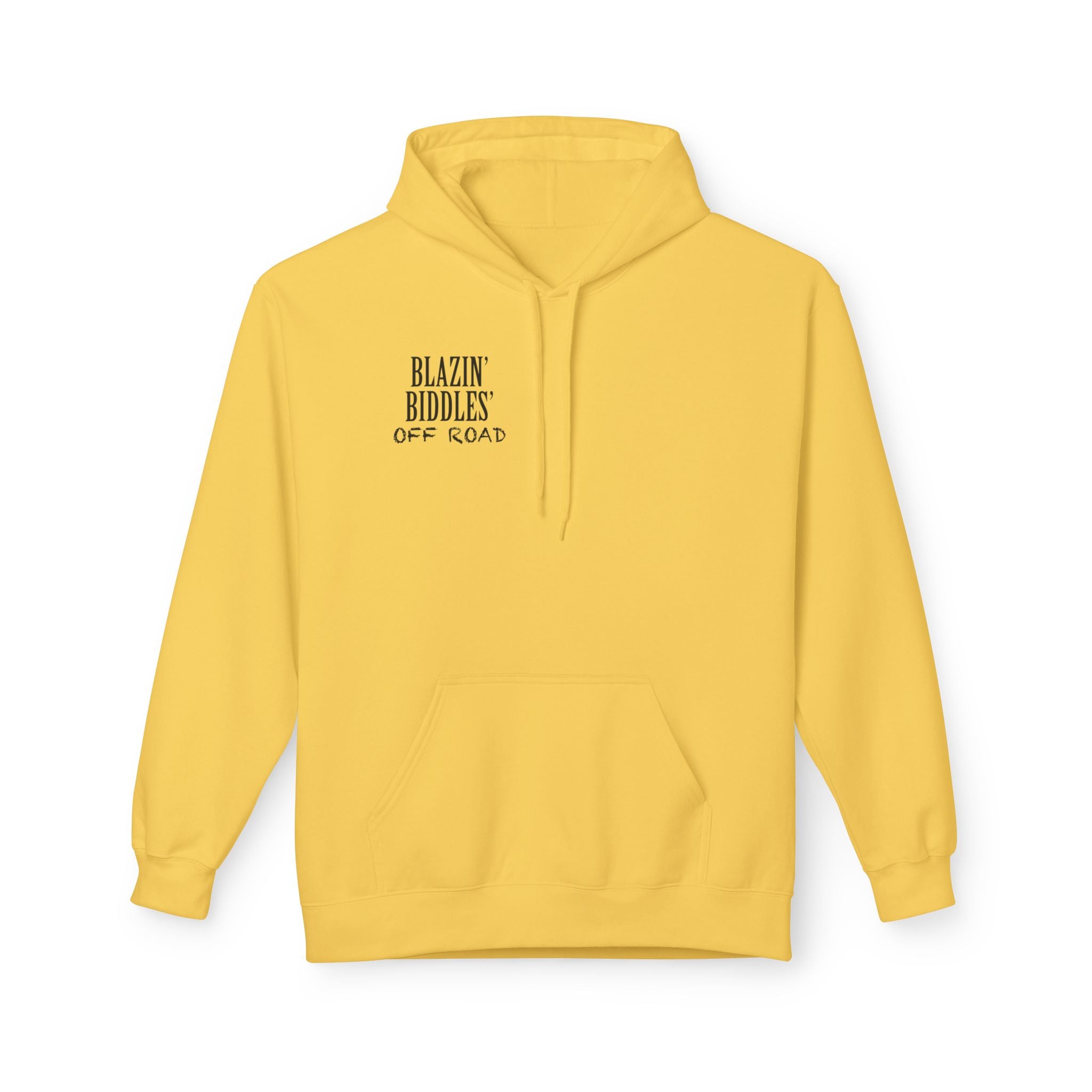 Blazin’ Biddles Off-Road Adventure Fleece Hoodie – Unisex Trail-Ready Warmth