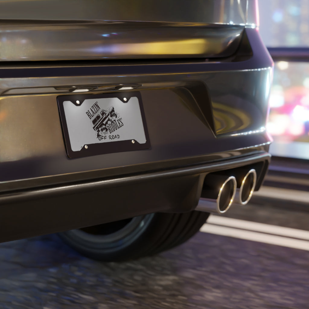 Custom Off-Road Vanity Plate – Personalized Aluminum License Plate for Trucks, Squarebodies & 4x4 Enthusiasts | Blazin’ Biddles Offroad