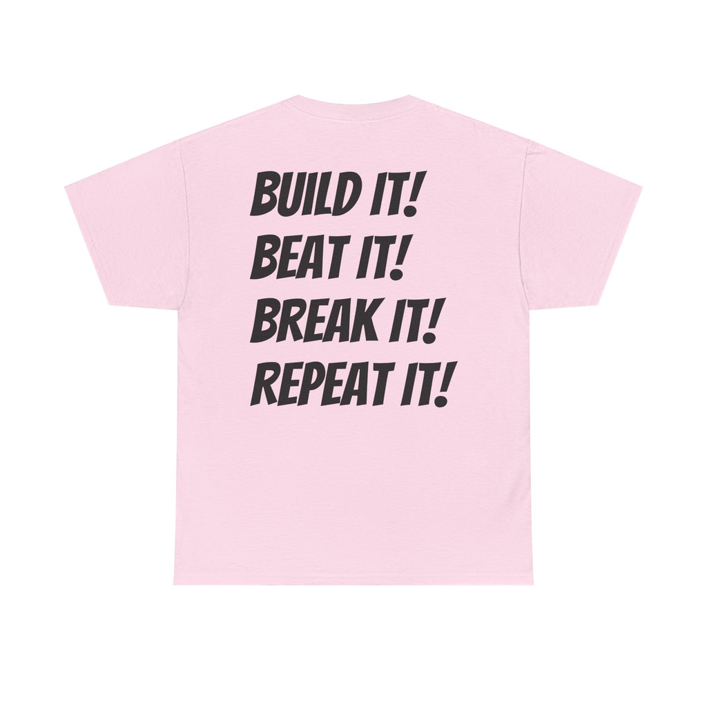 Blazin’ Biddles" Off-Road “Build, Beat, Break, Repeat” Unisex Heavy Cotton T-Shirt