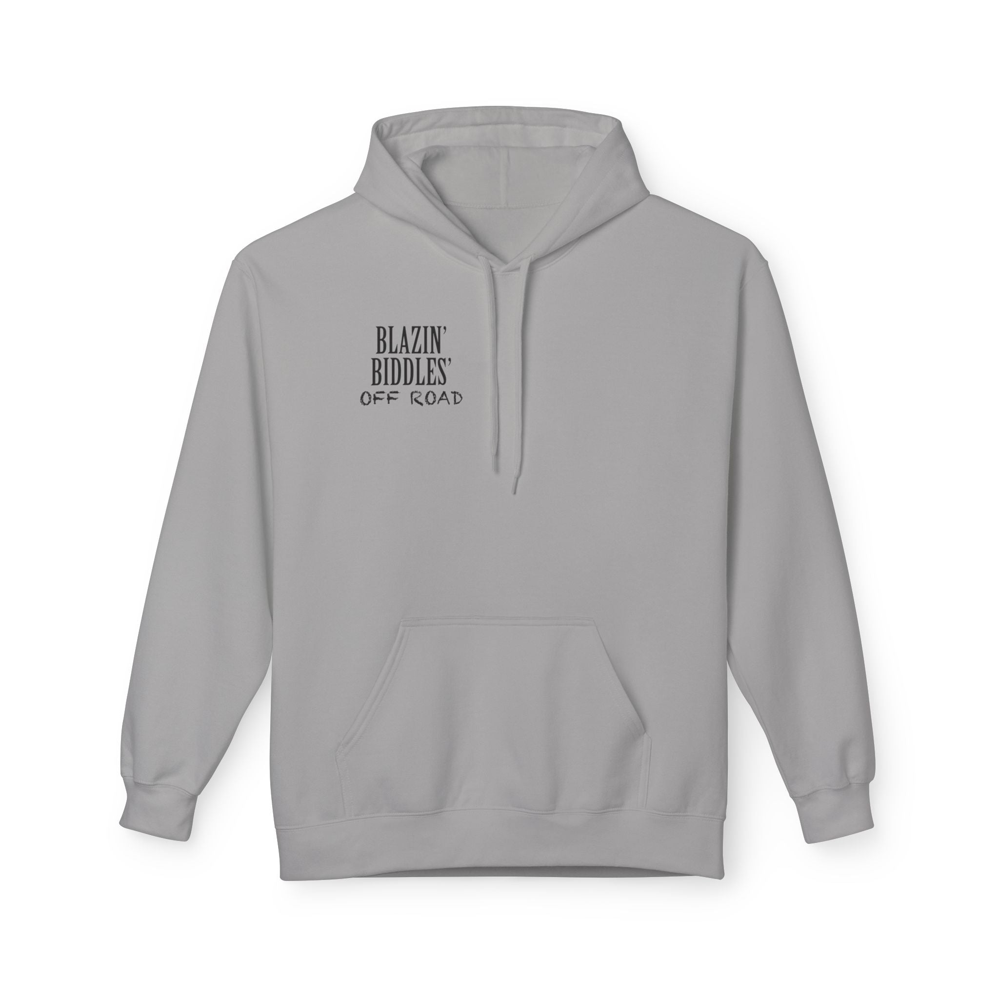 Blazin’ Biddles Off-Road Adventure Fleece Hoodie – Unisex Trail-Ready Warmth