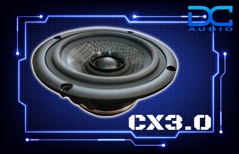 DC Audio 3.0" Coaxial Speakers – DC-3.0CX | Compact Mid-Range & Dash Speaker Upgrade