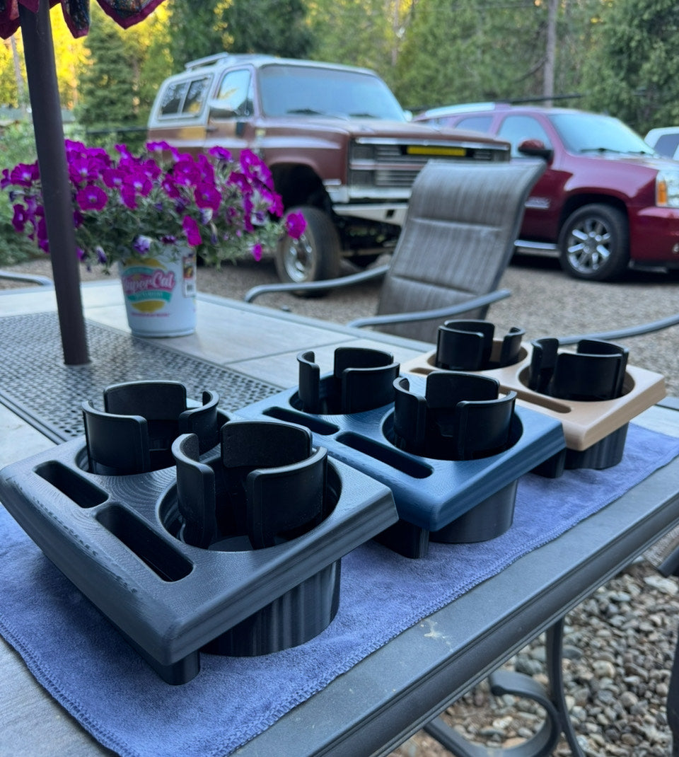 Adjustable Cup Holder Assembly – 1981-1991 Chevy K5 Blazer, GMC Jimmy & Suburban | Blazin’ Biddles Off-Road