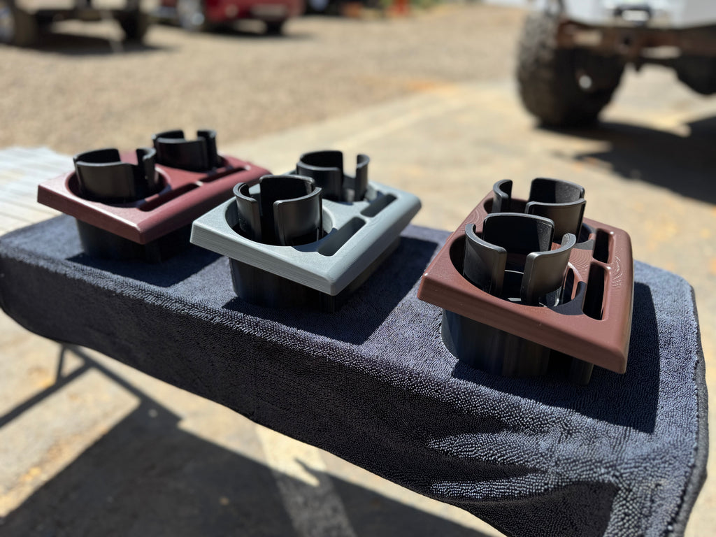 Adjustable Cup Holder Assembly – 1981-1991 Chevy K5 Blazer, GMC Jimmy & Suburban | Blazin’ Biddles Off-Road