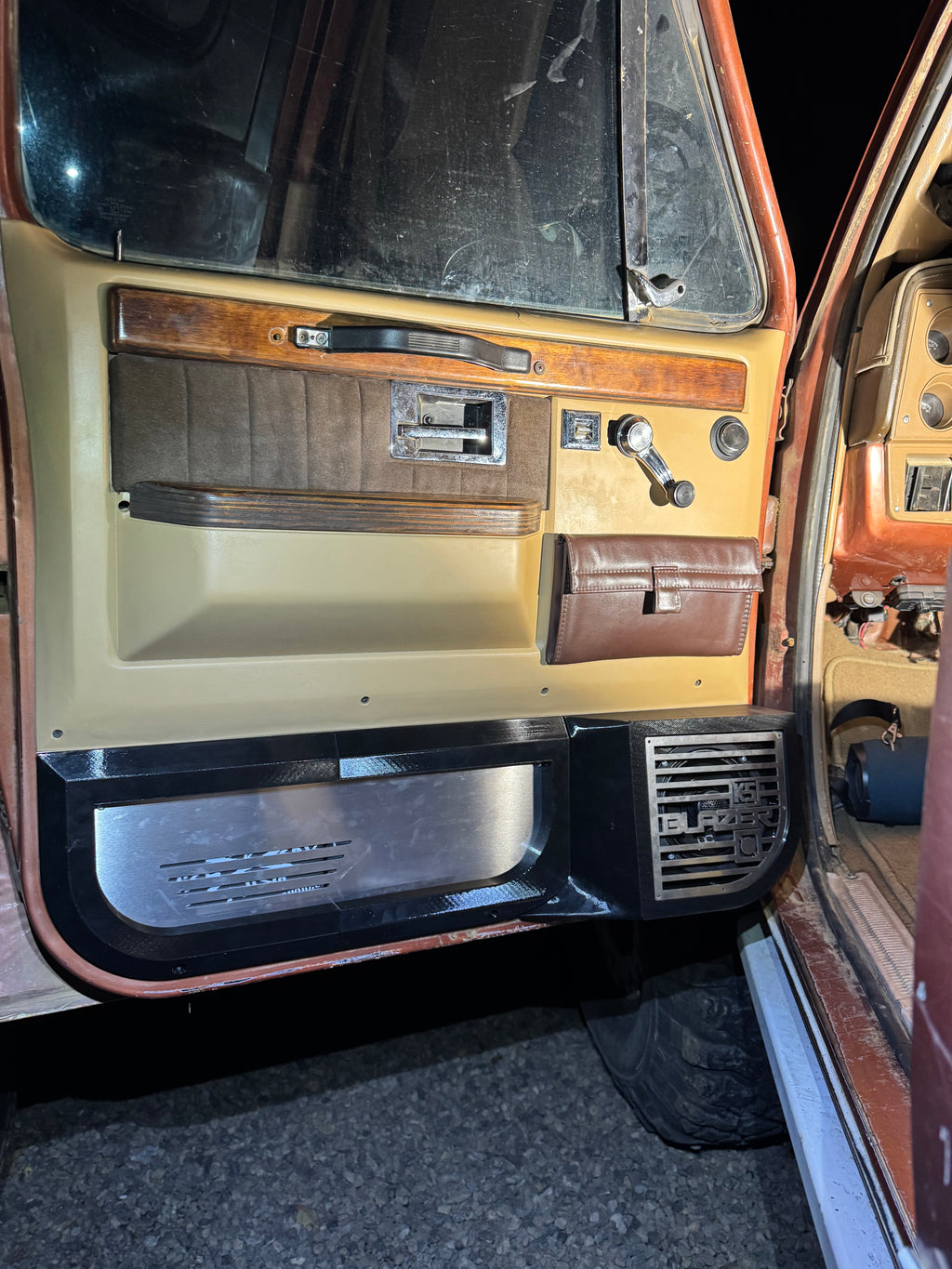 Customizable Bolt-On Lower Door Speaker Panels for 1973-1991 Chevy/GMC K5 Blazer/Jimmy, Suburbans, and Pickups