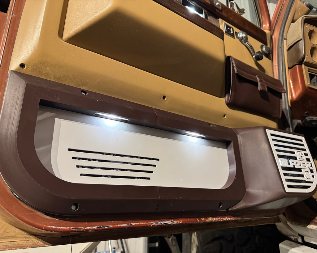 (Premium LIGHTED) Door Speaker Panel Set