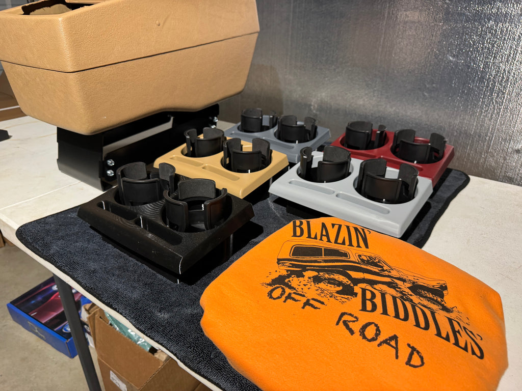 Squarebody Console Lift + Cup Holder Combo