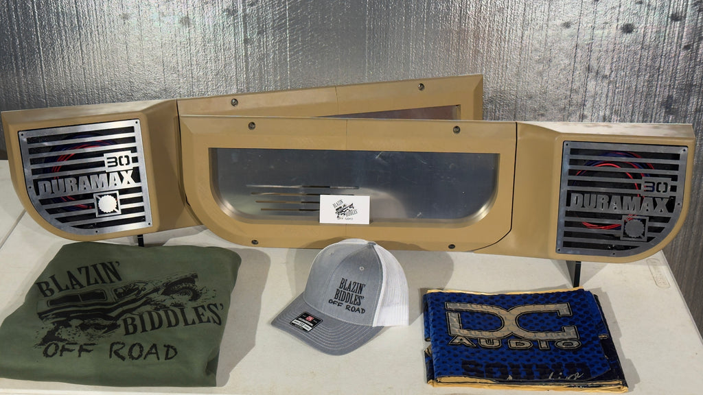 (Premium LIGHTED) Door Speaker Panel Set