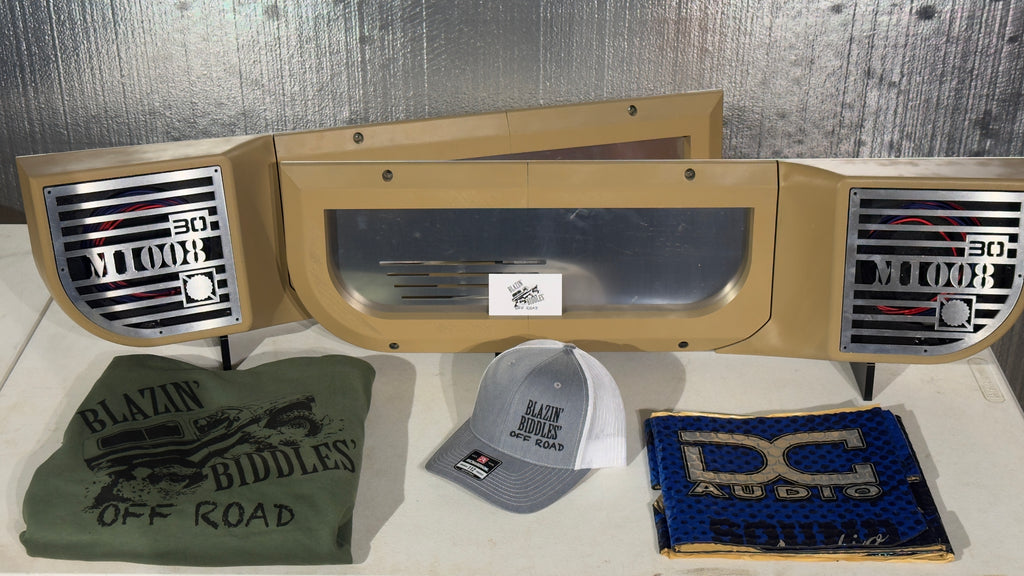 (Premium LIGHTED) Door Speaker Panel Set