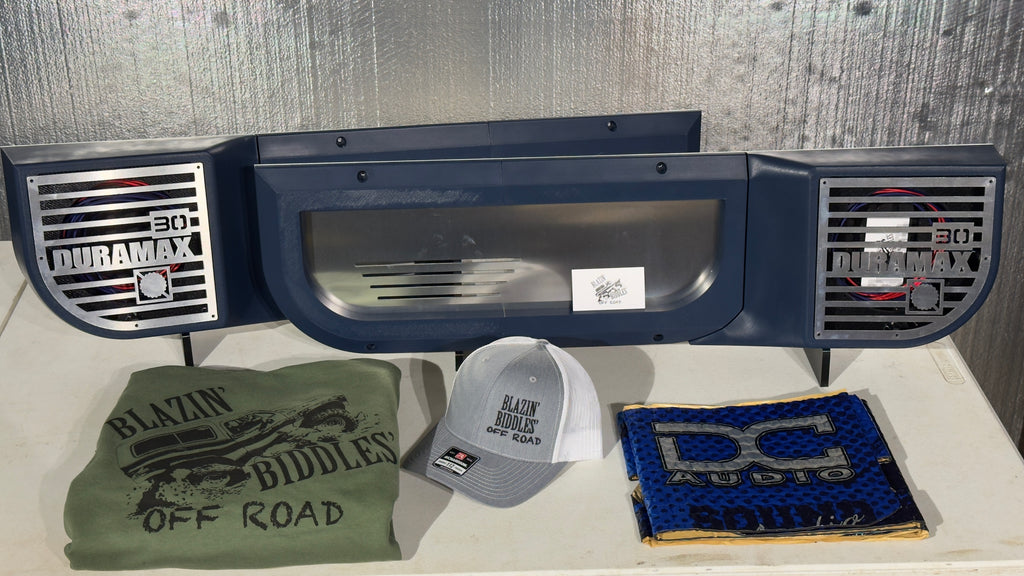 (Premium LIGHTED) Door Speaker Panel Set