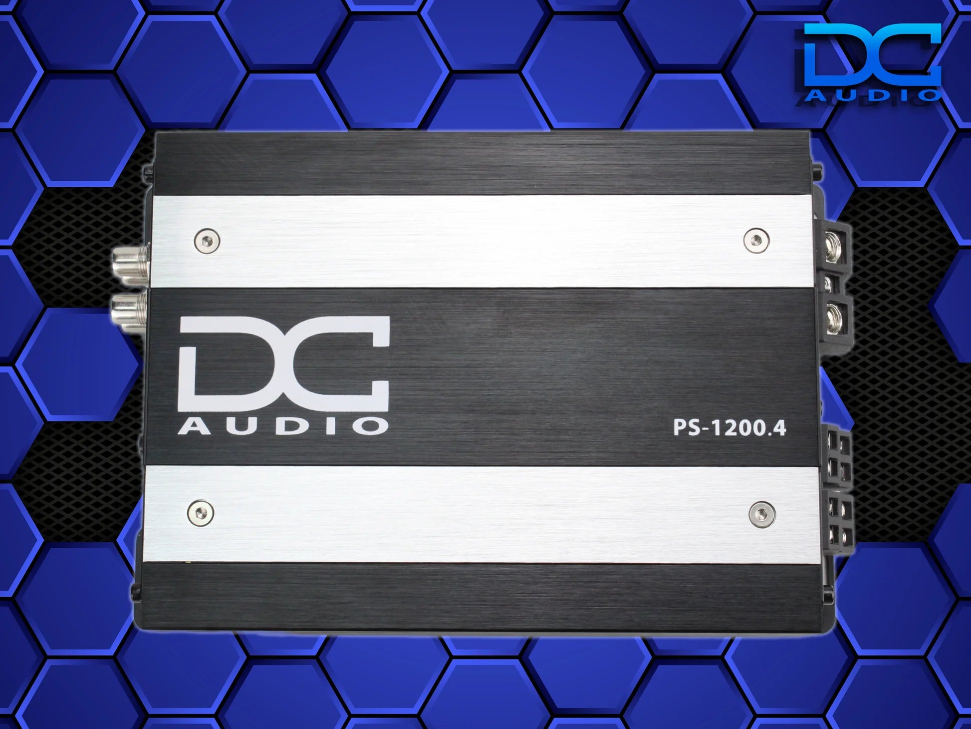 DC Audio PS1200x4 – Mini 4-Channel Amplifier | Compact High-Power Amp for Door Speakers