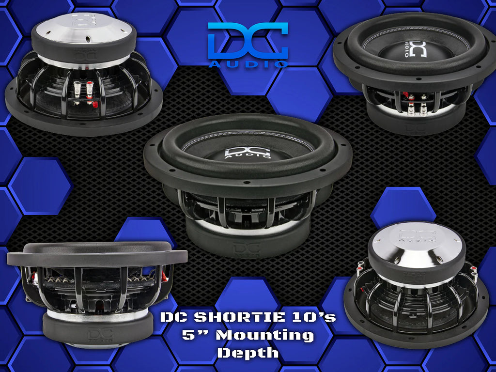 DC Audio Shortie Subwoofers – Compact Depth, Full-Size Power (10" & 12")