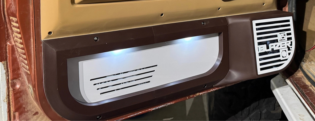 (Premium LIGHTED) Door Speaker Panel Set