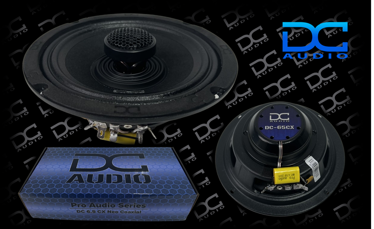 DC Audio DC-65CX 6.5” Coaxial Speakers – 100W RMS (Pair) DOORS
