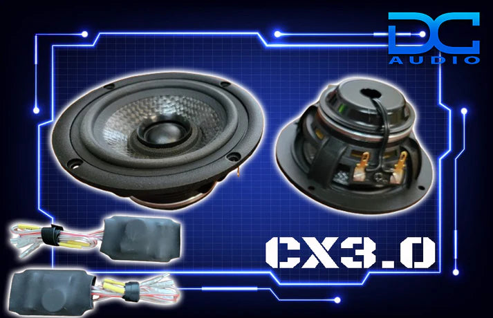 DC Audio DC-3.0CX 3.0” Coaxial Speakers – 30W RMS (Pair) DASH