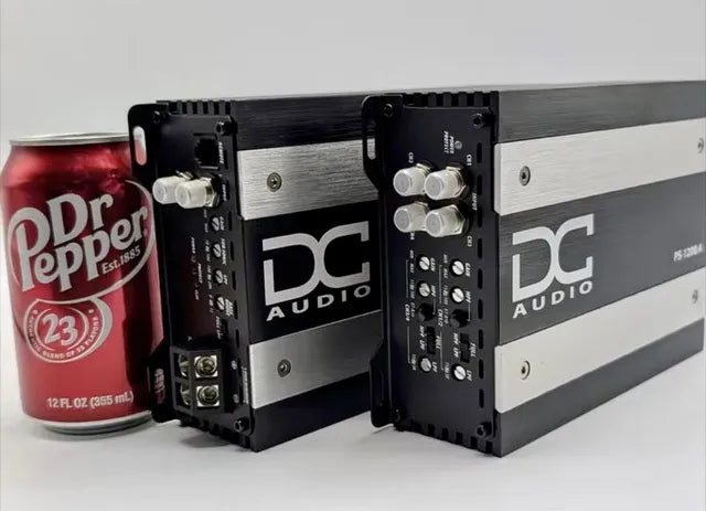 DC Audio PS1200x4 – Mini 4-Channel Amplifier | Compact High-Power Amp for Door Speakers