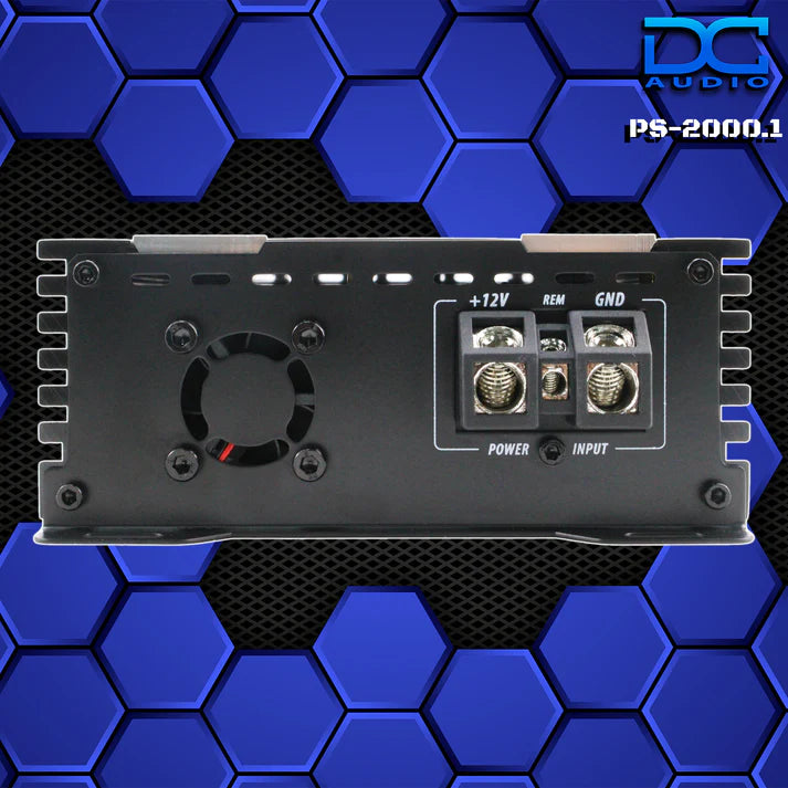 DC Audio PS-2000x1 Mini Full Range Monoblock Amplifier – 2,000W RMS